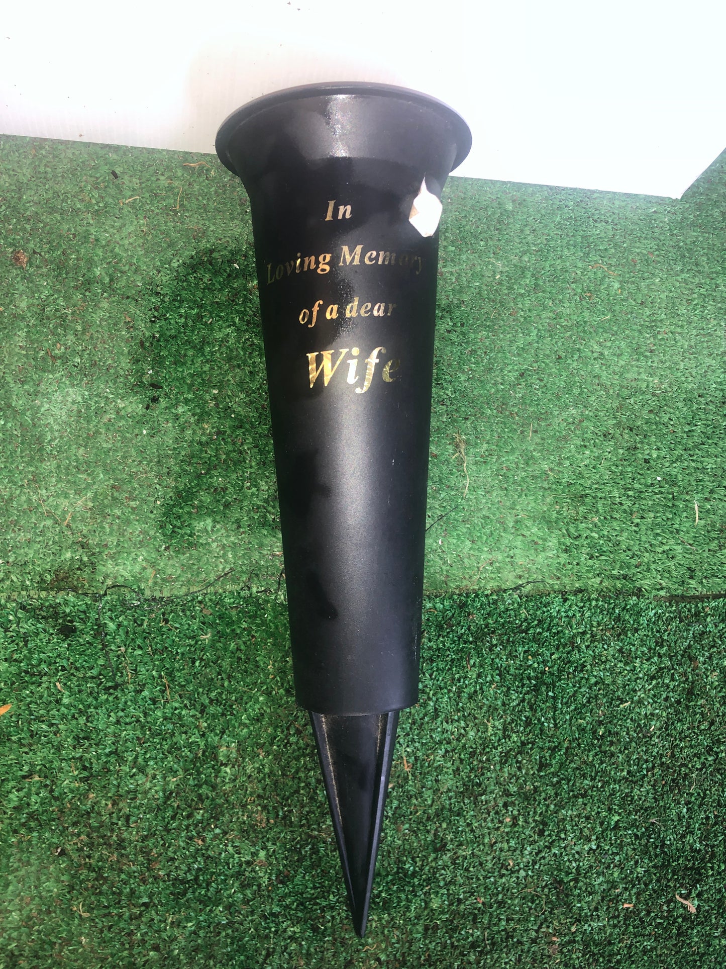 In loving memory flower spike wife