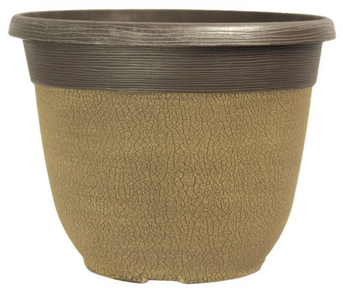 Crackle Planter 30cm - Ceramic Cream
