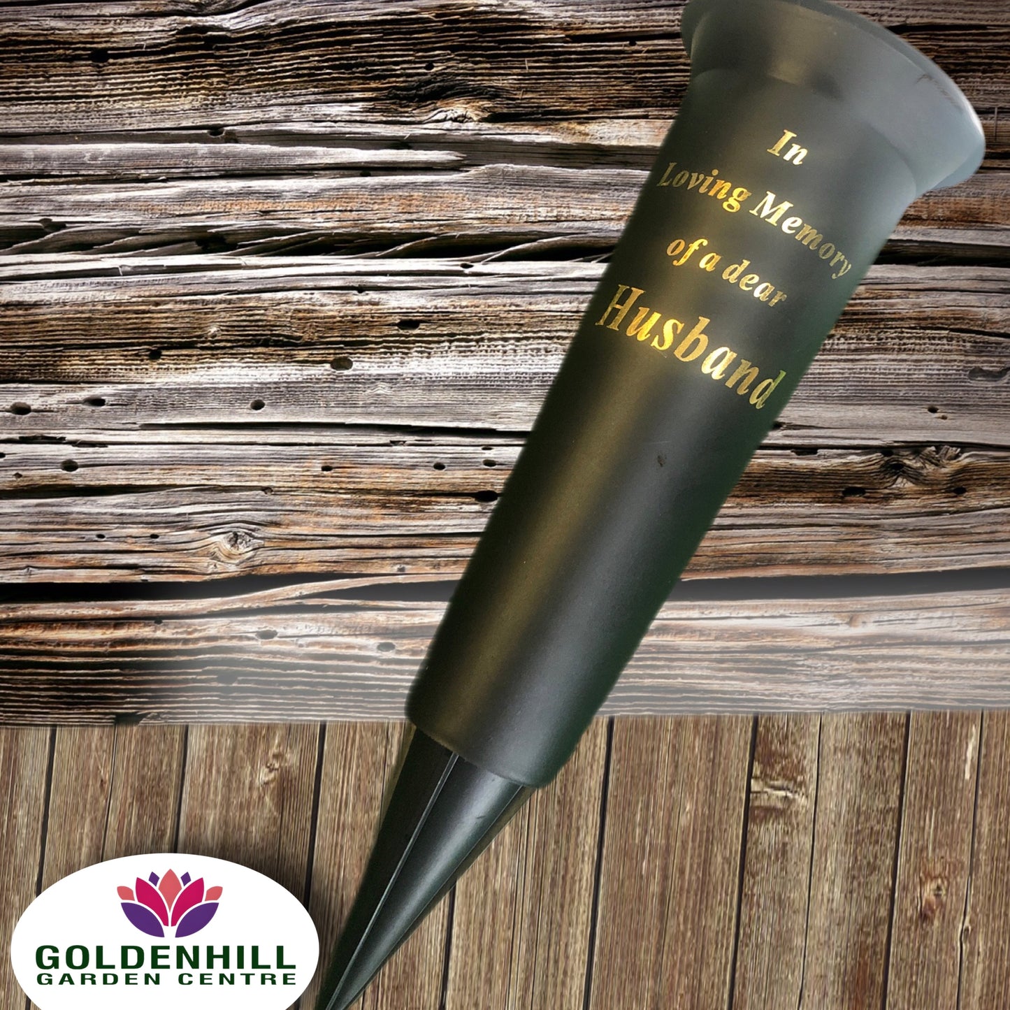 In loving memory flower spike husband