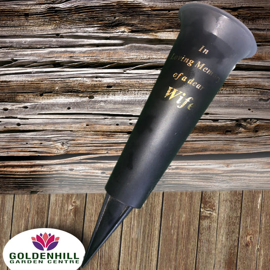 In loving memory flower spike wife