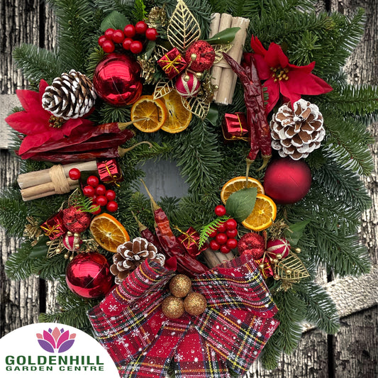 Traditional Door Wreath