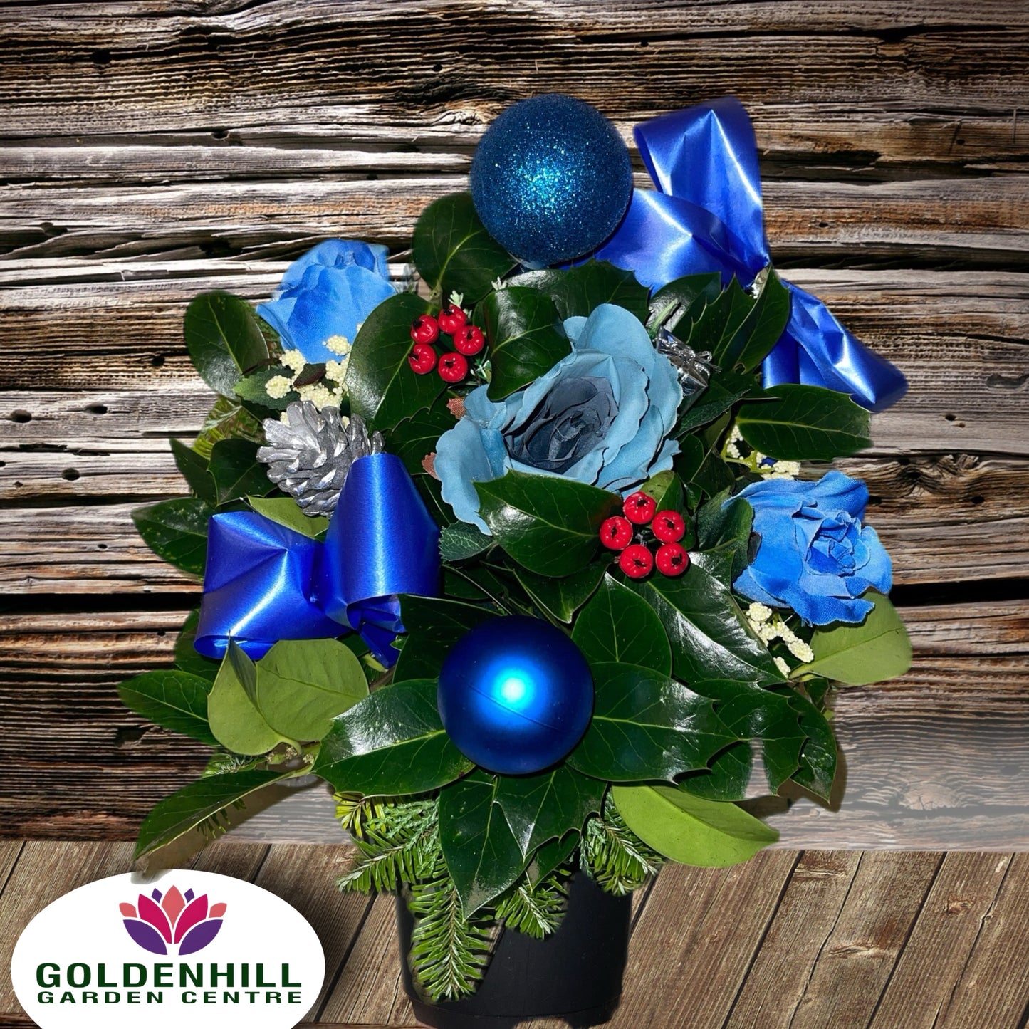 Fresh Christmas Deluxe Grave pot