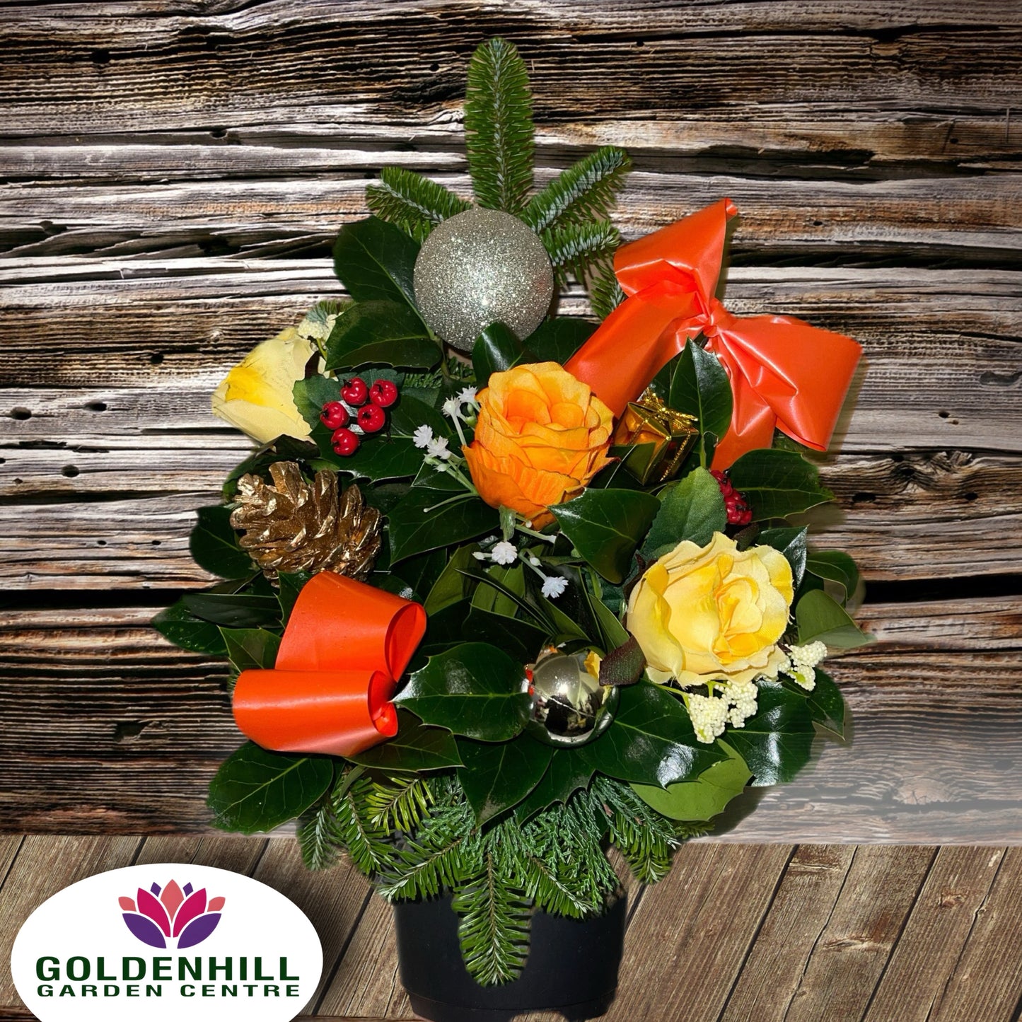 Fresh Christmas Deluxe Grave pot