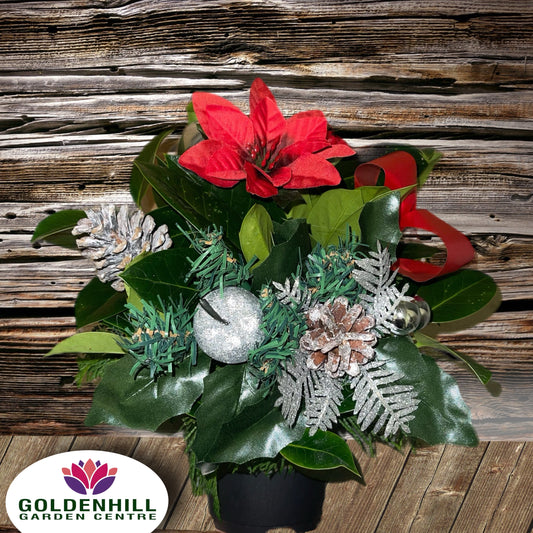 Value Christmas Fresh Grave Pots