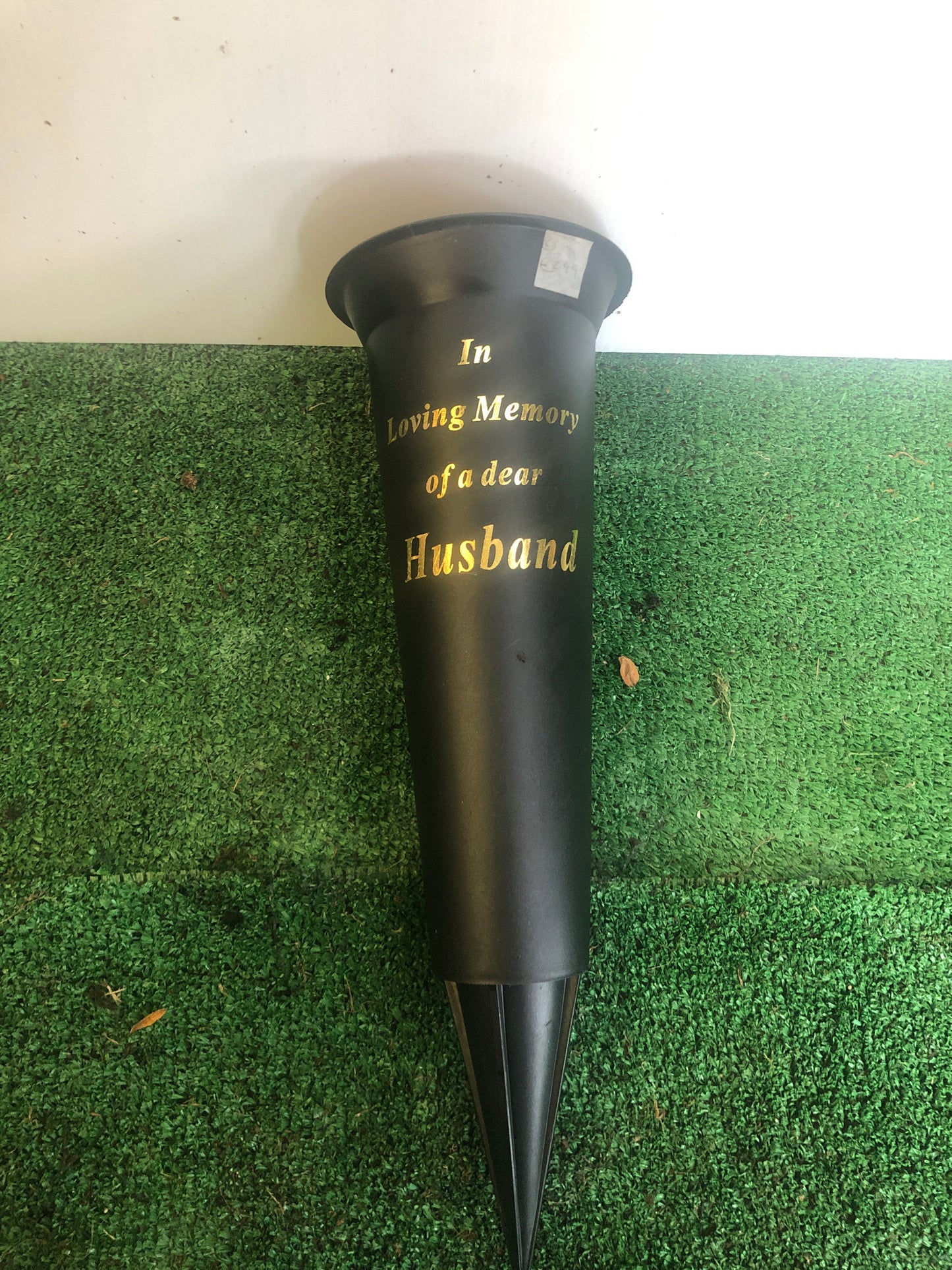 In loving memory flower spike husband